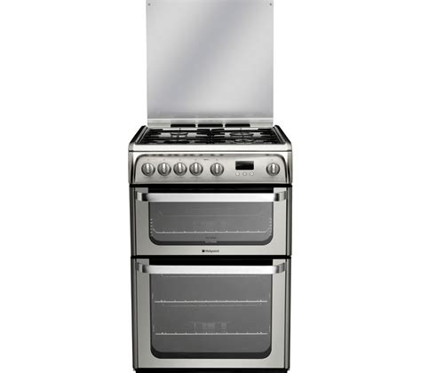 hotpoint hug61x gas cooker stainless steel